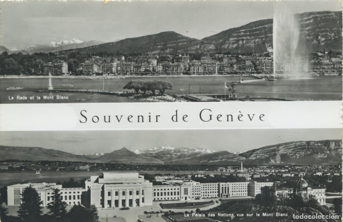 Postales: N&ordm; 7027-GINEBRA. Suiza. Diversos aspectos. Sin circular. &Eacute;DITIONS JAEGER