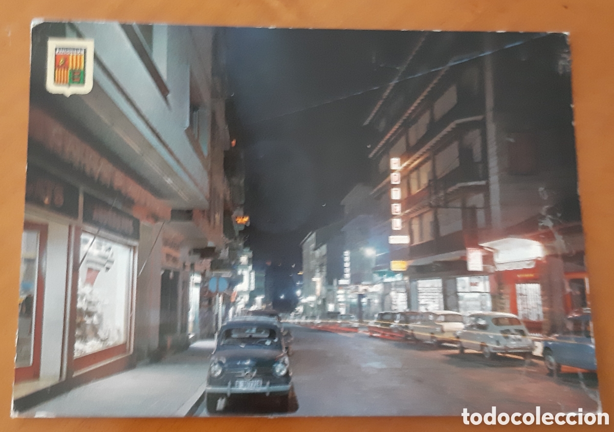 Cartoline: Postal Andorra. Avenida. Escrita y circulada. R8664