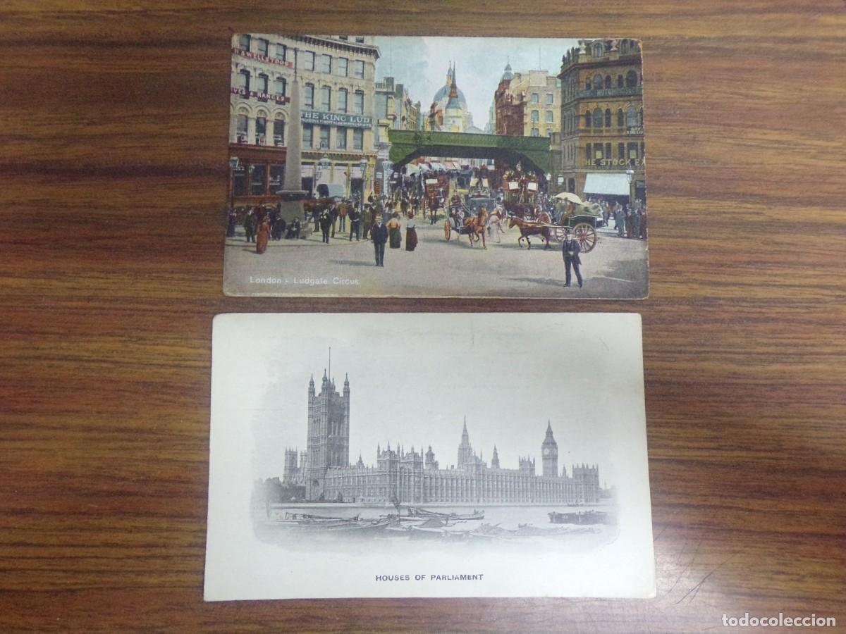 Postales: lote 2 postales antiguas de Inglaterra