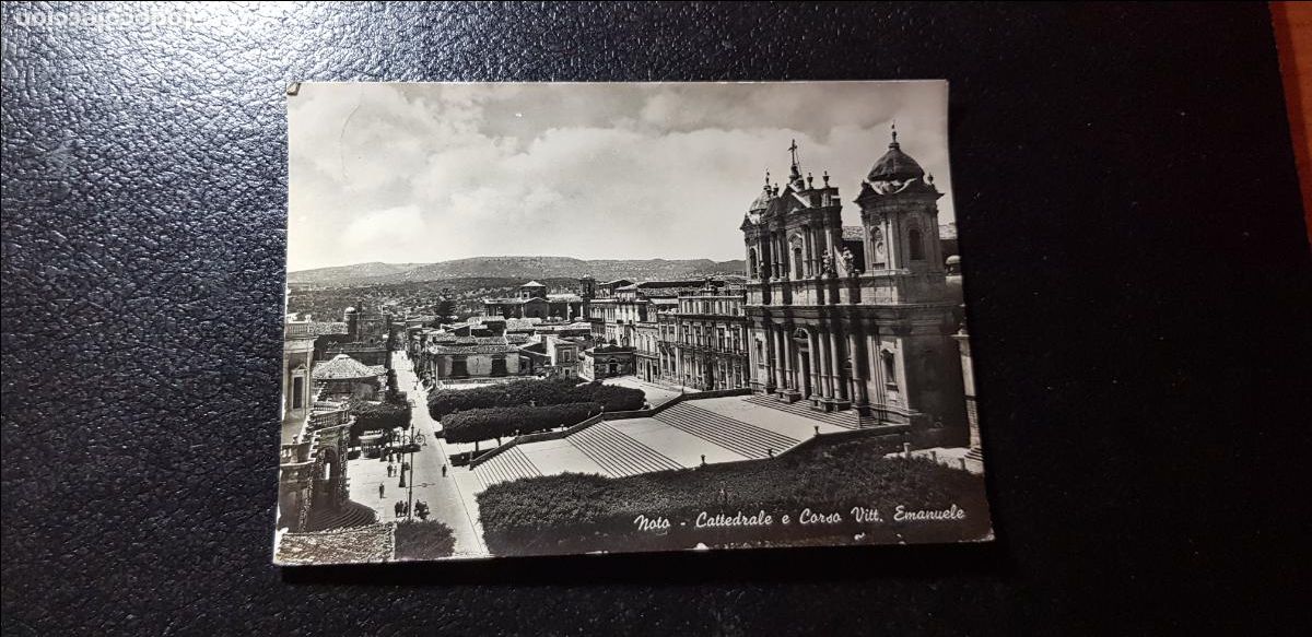 Postcards: POSTAL FOTOGRAFIA CATTEDRALE NOTO SIRACUSA ITALIA FECHADA EN 1954