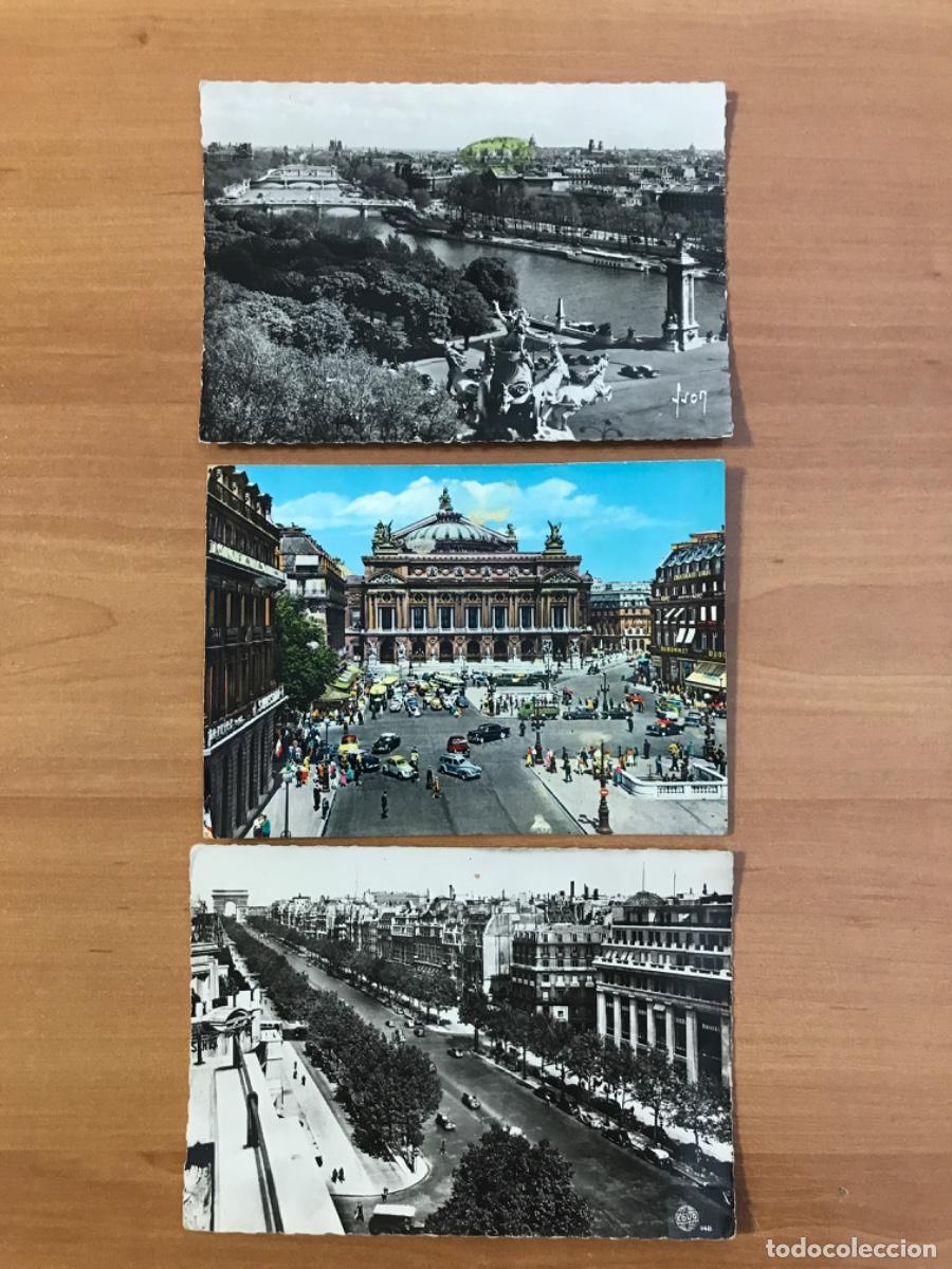 Postales: Lote de 3 postales de Par&iacute;s. - Foto 1