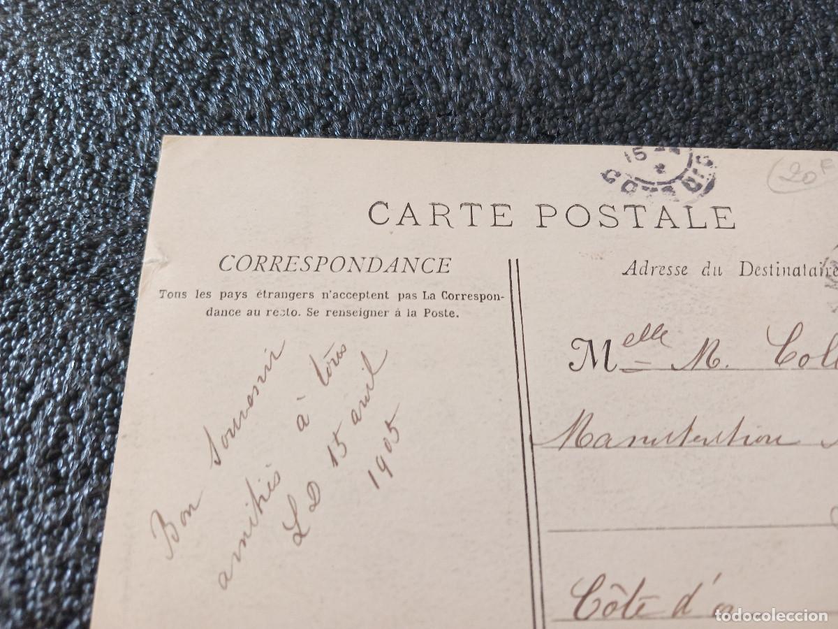 Postales: 27 marseille, la prefecture, circulada 1905 - Foto 2