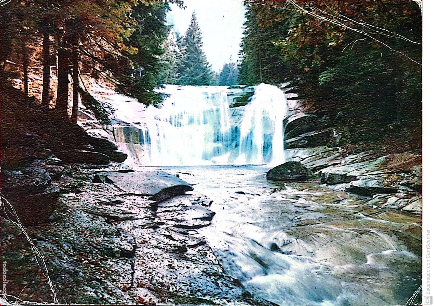 Postales: Harrachov (Checoslovaquia). Ciudad con tradici&oacute;n vidriera y deportes de esqu&iacute;. . Usada con sello. Co
