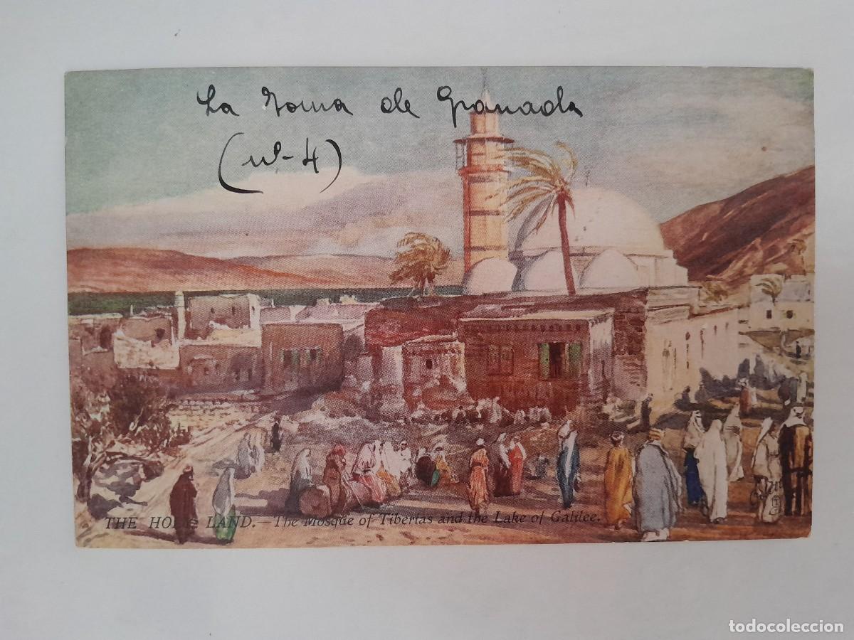 Cartes Postales: ANTIGUA TARJETA POSTAL ISRAEL LA MEZQUITA DE TIBER&Iacute;AS Y EL LAGO DE GALILEA RV 2662