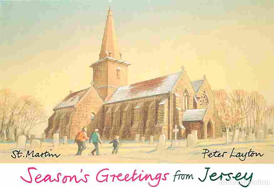 Cartes Postales: Jersey - P&eacute;ter Layton - Jersey Parish churches - St Martin - Carte Neuve - CPM - Voir Scans Recto-Ve