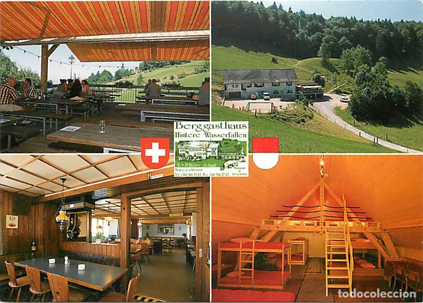 Cartes Postales: Suisse - BL B&acirc;le-Campagne - Berggasthaus Hintere Wasserfallen 955 m &ugrave;. M - U.u. P. Huber-Schaad - 44
