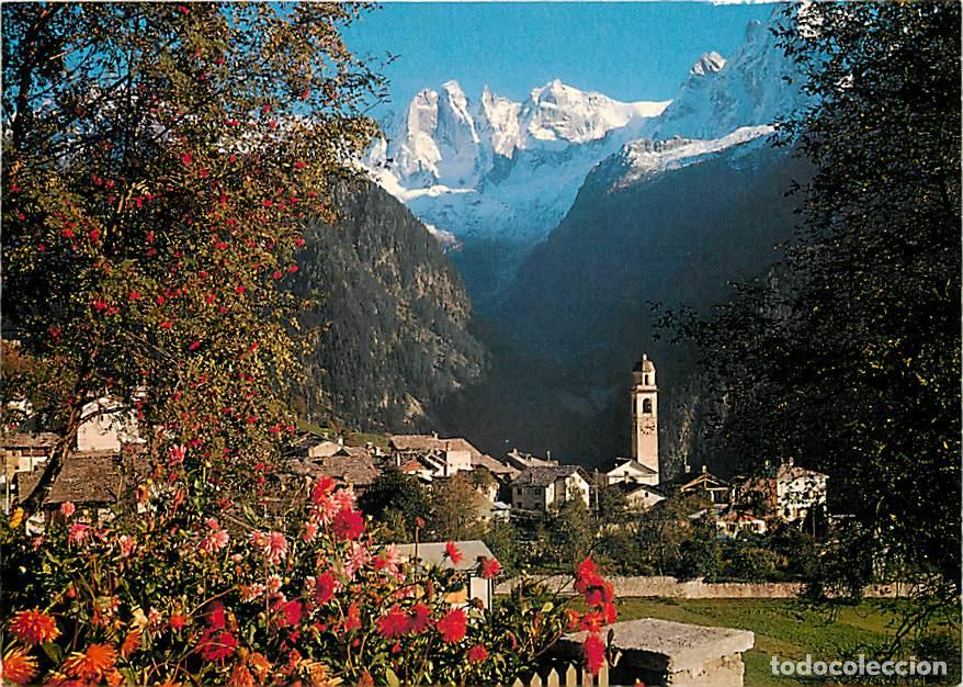 Cartes Postales: Suisse - GR Grisons - Soglio 1088 m s. m. mit Sciora-Gruppe - Fleurs - CPM - Carte Neuve - Voir Scan