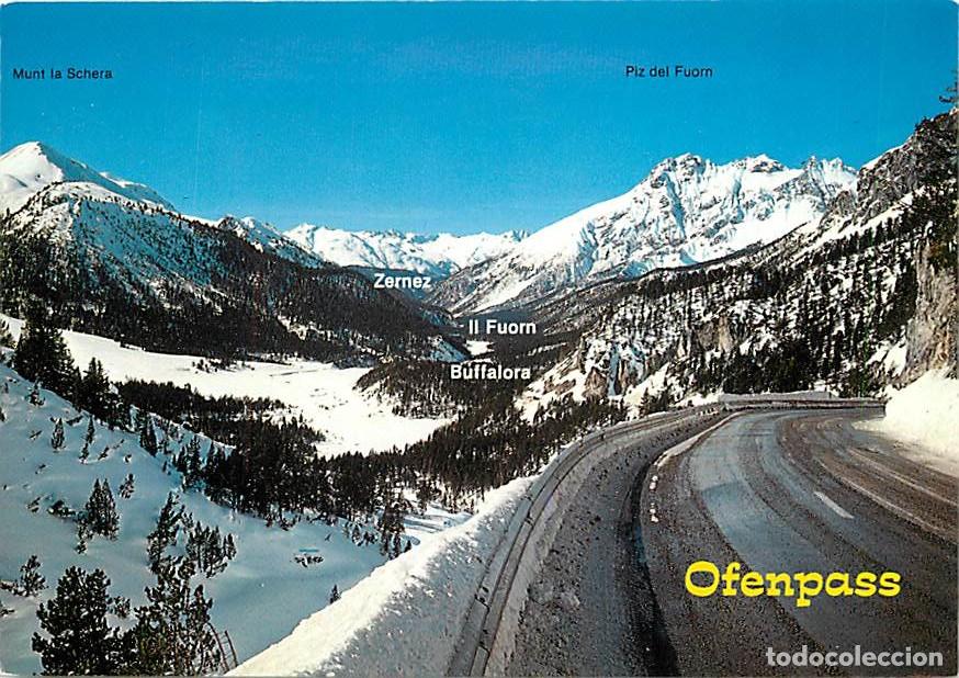 Cartes Postales: Suisse - GR Grisons - Ofenpass (2149m) - Blick gegen Buffalora - Il Fuom - Zernez - Wunt la Schera