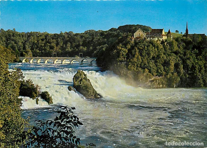 Cartoline: Suisse - SH Schaffhouse - Rheinfall - Chutes du Rhin - Rheinfall mit Schloss Laufen - CPM - Carte Ne
