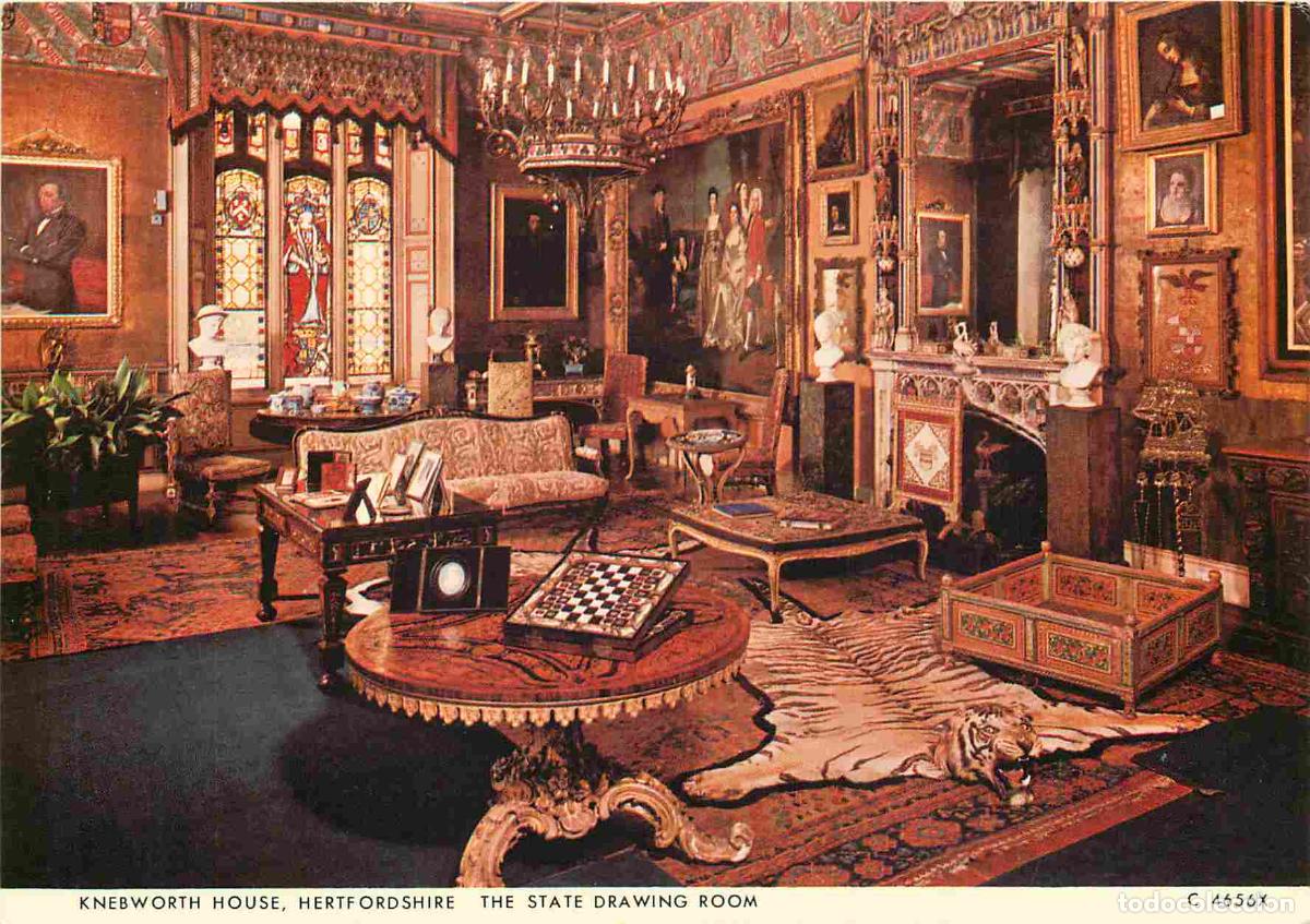 Postais: Angleterre - Knebworth House - The State drawing room - Hertfordshire - England - Royaume Uni - UK -