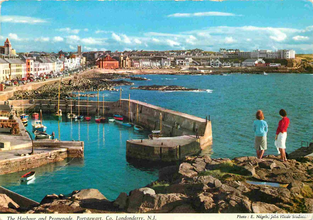 Postales: Irlande du Nord - Londonderry - Portstewart - The Harbour and Promenade - CPM - Voir Scans Recto-Ver