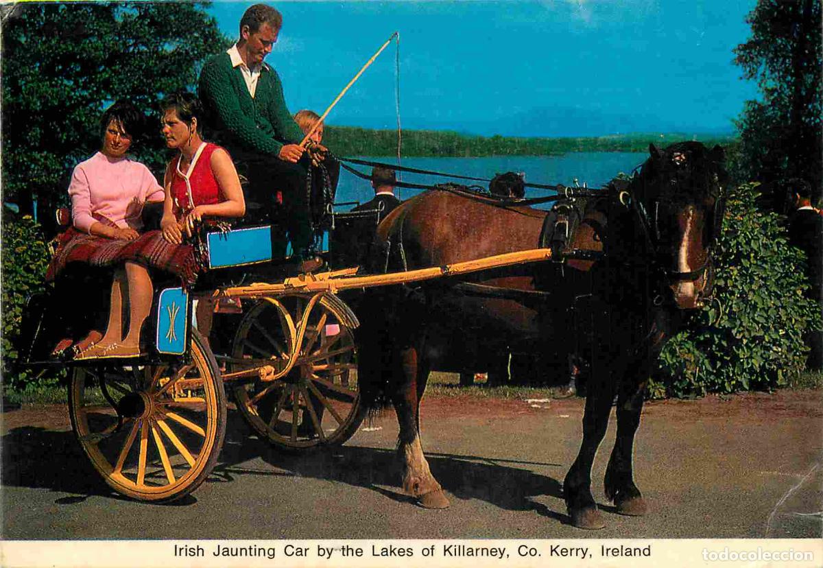 Postales: Irlande - Kerry - Killarney - Irish Jaunting Car by the Lakes of Killarney - Attelage de Chevaux - F