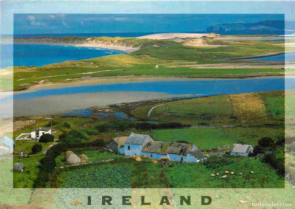 Cartoline: Irlande - Beauty of Ireland's landscape - Thatched Cottage - John Hinde Card - CPM - Voir Scans Rect