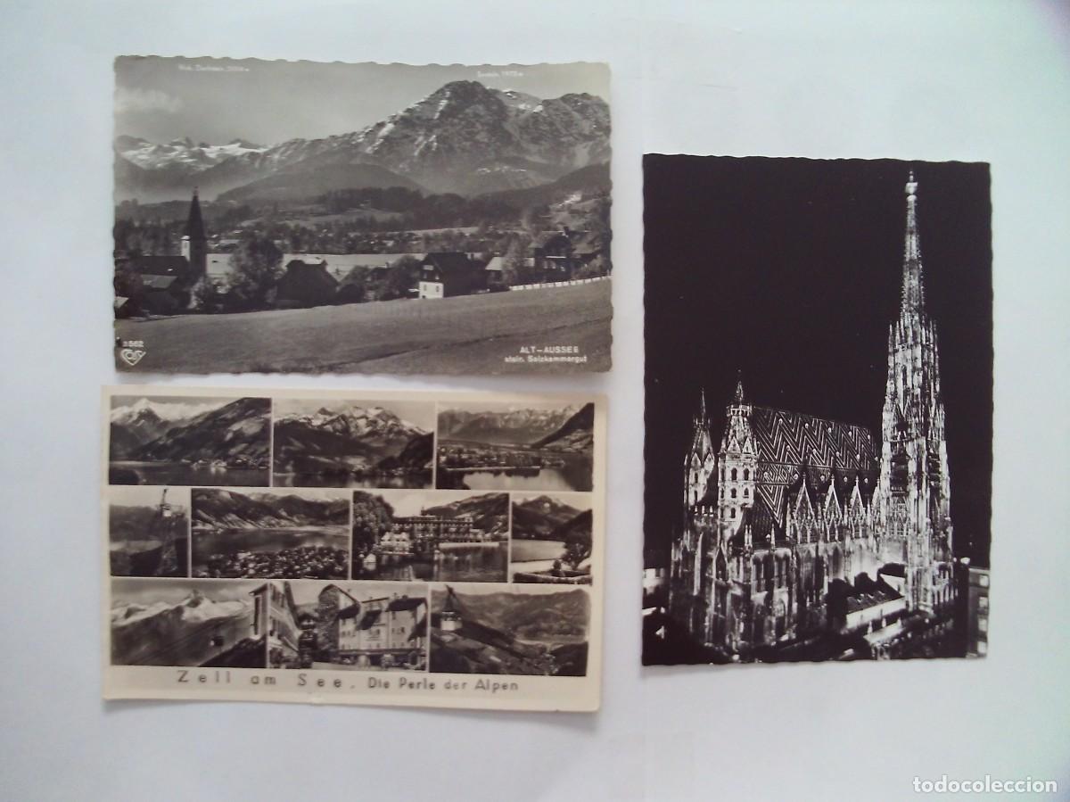 Postkarten: (LOTE 7 ) 3 TARJETAS POSTALES DE SUIZA BLANCO Y NEGRO SIN CIRCULAR