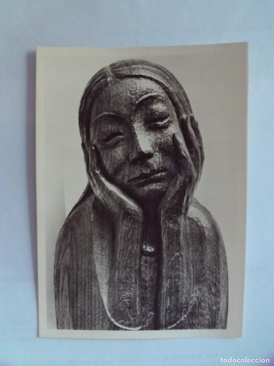 Postkarten: (LOTE 1 ) 1 TARJETA POSTAL DE EWSCULTURA EN MADERA ERNST BARLACH