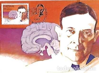 Cartoline: Portugal y Maxima, Europa CEPT, Figuras de la medicina portuguesa, Profesor Egas Moniz 1983 (23)