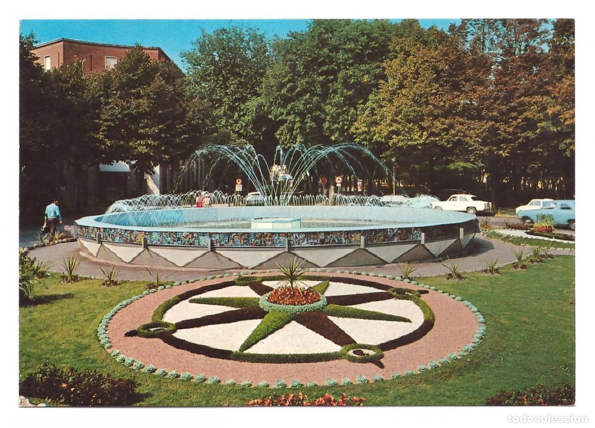 Postales: ITALIA. SALSOMAGGIORE TERME. Viale Romagnosi. Fontana luminosa.