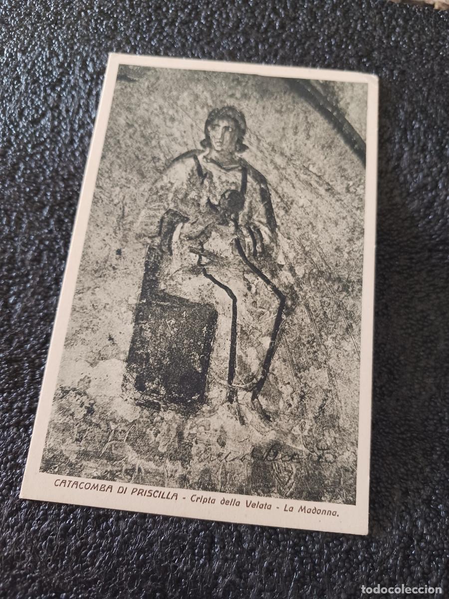 Postales: Catacomba di Priscilla, cripta della velata, amici delle catacombe - Foto 1