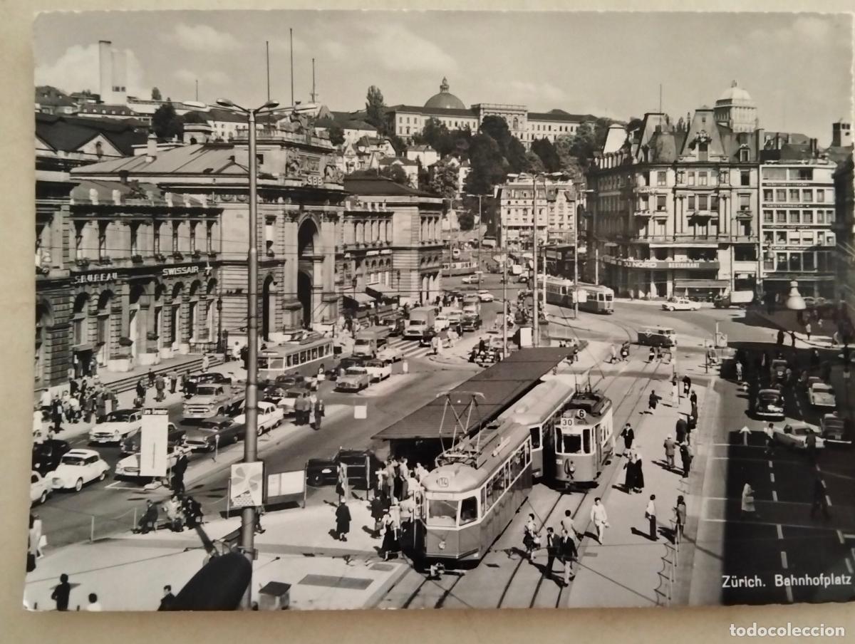 Postales: POSTAL ZURICH, BAHNOFPLATZ, SIN CIRCULAR - Foto 1