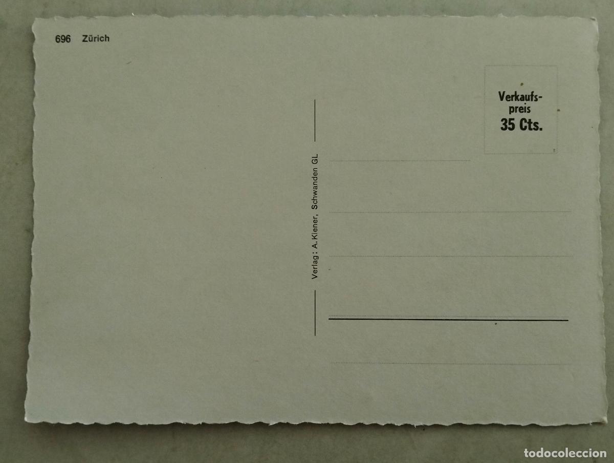 Postales: POSTAL ZURICH, SIN CIRCULAR - Foto 2