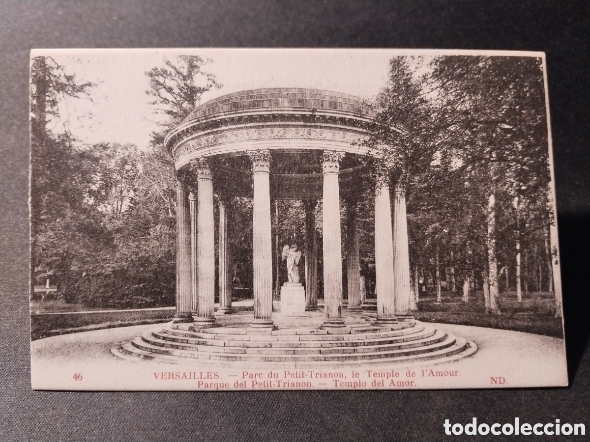 Postales: Postal de Versalles. Templo del Amor - Foto 1