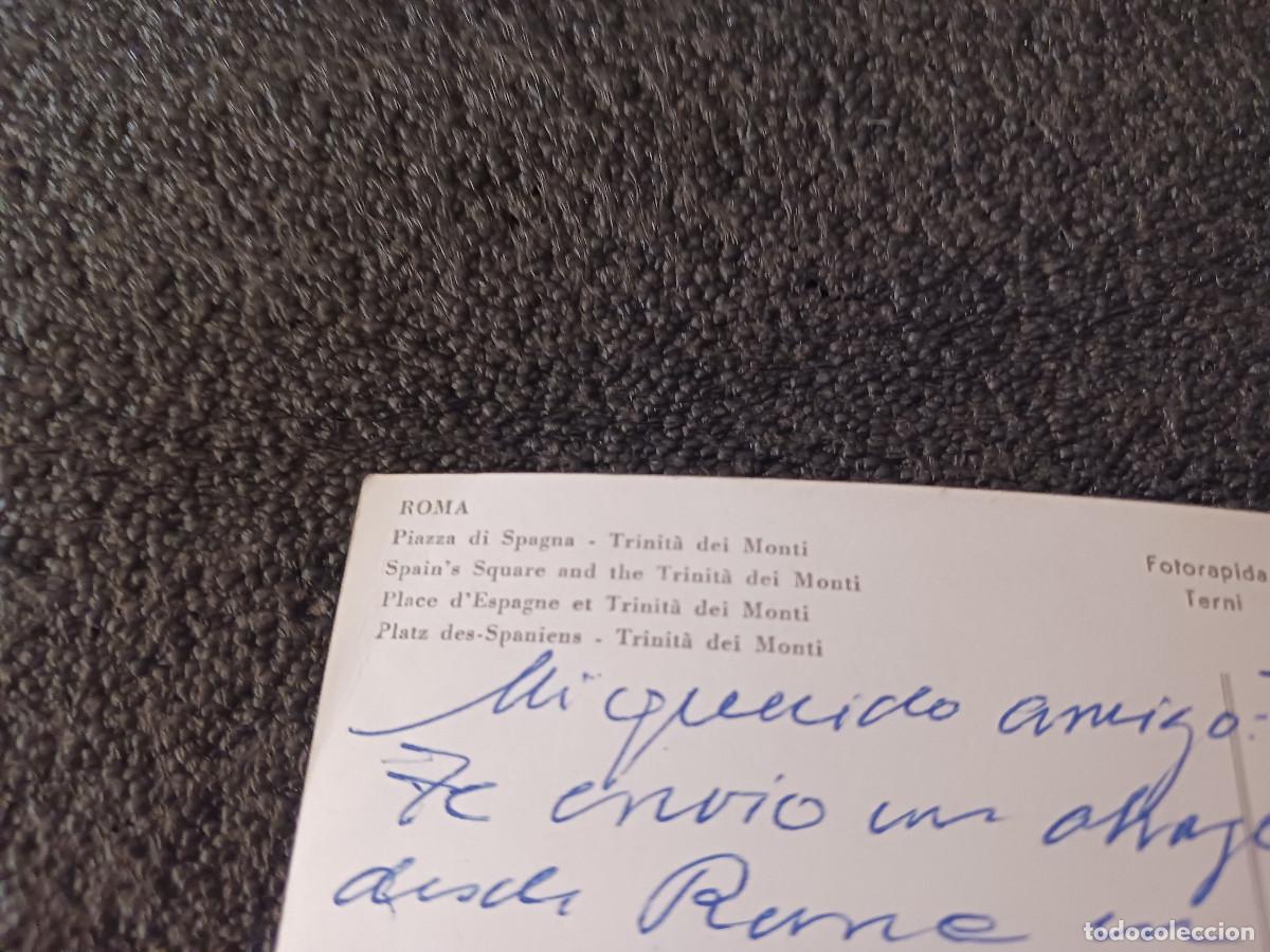 Postales: roma piazza di spagna, circulada - Foto 2