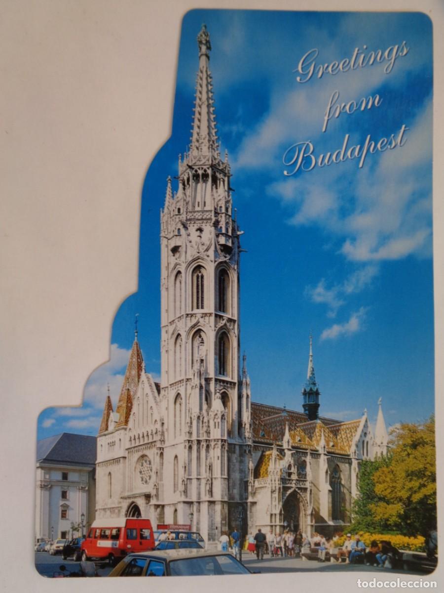 Postales: POSTAL DE BUDAPEST ( HUNGRIA ). TROQUELADA - Foto 1