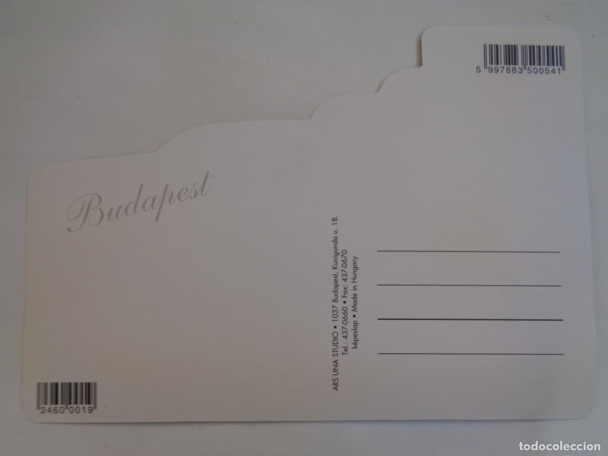 Postales: POSTAL DE BUDAPEST ( HUNGRIA ). TROQUELADA - Foto 2