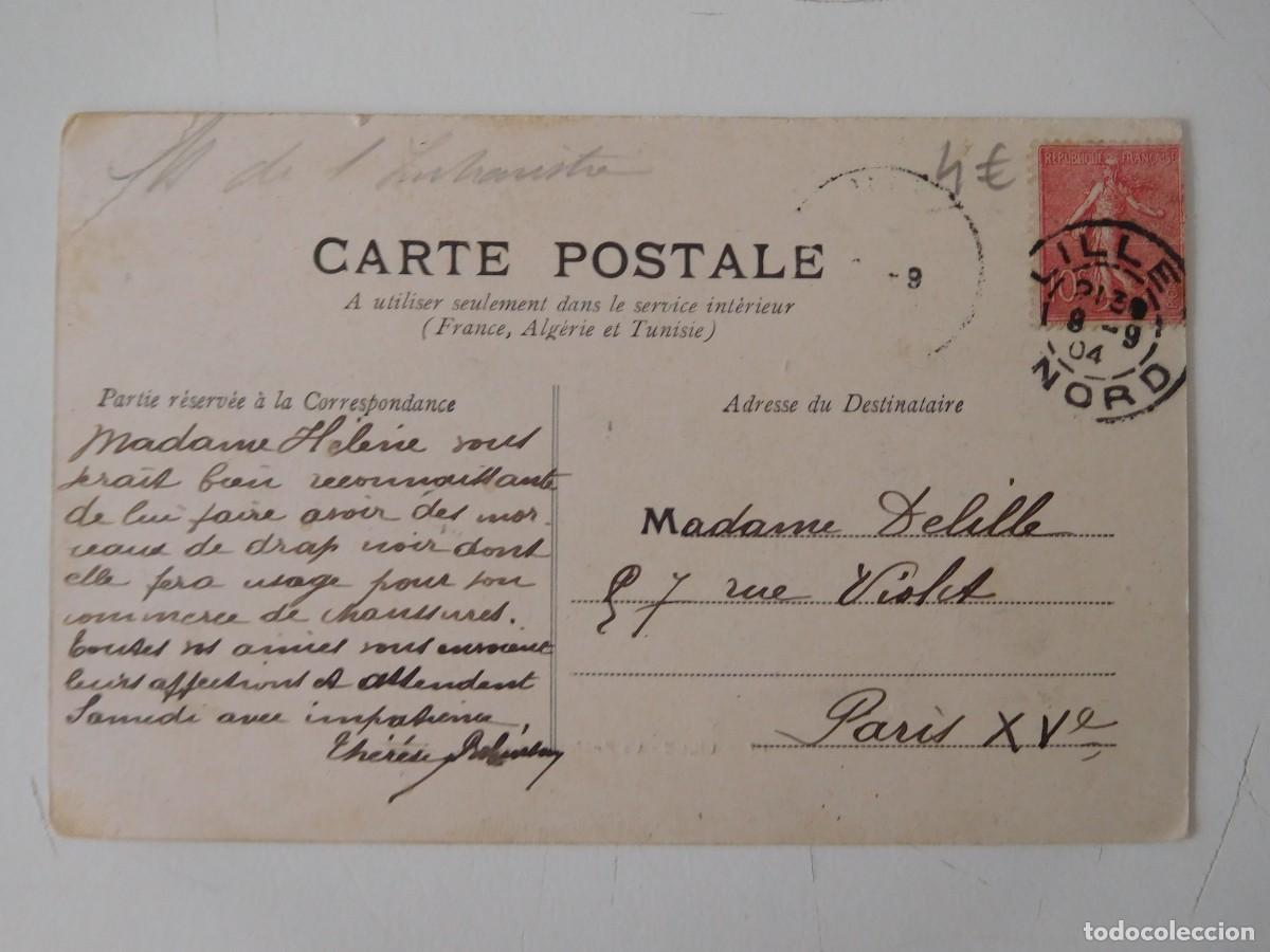 Postales: Francia. Lille. La prefecture. 1904 - Foto 2