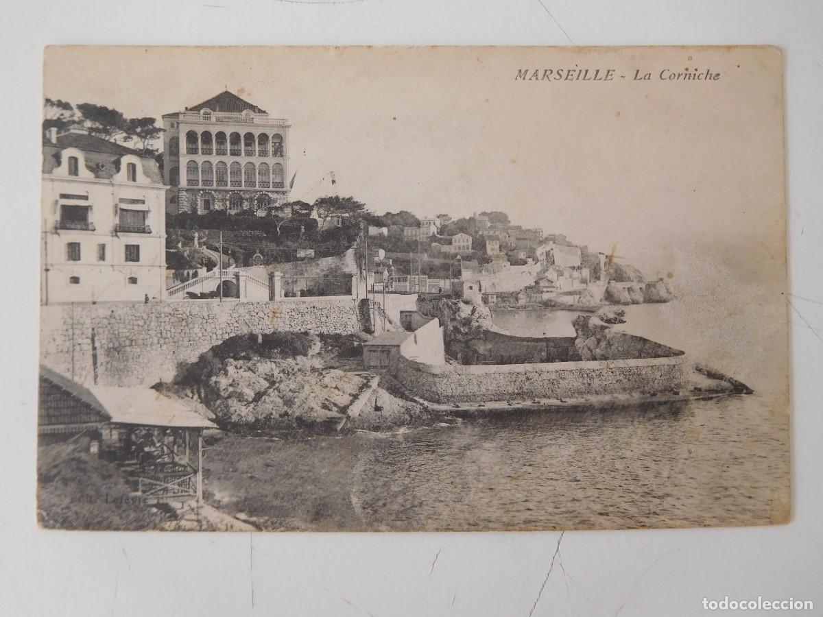 Postales: Francia. Marseille. La Corniche. 1914 - Foto 1