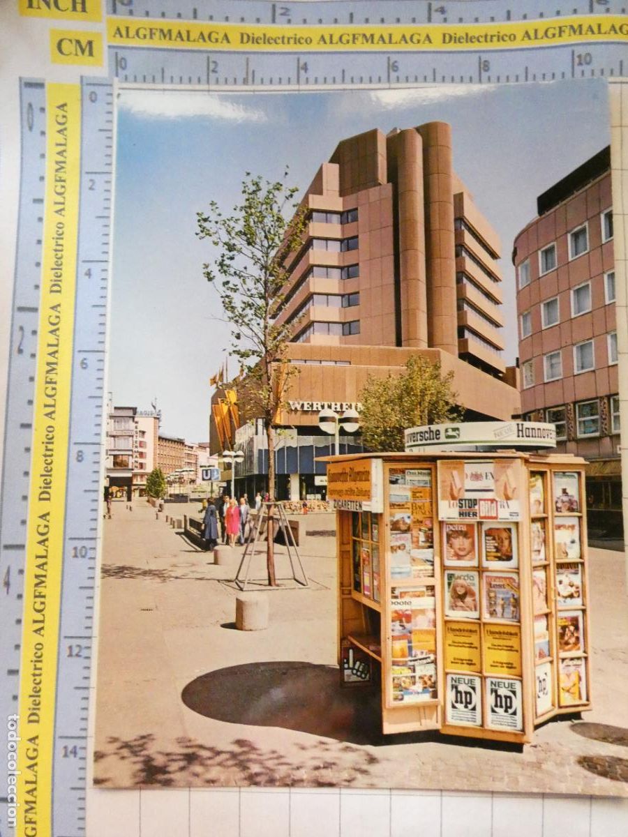 Postkarten: POSTAL DE ALEMANIA. HANNOVER DAS KR&Ouml;PCKE CENTER KIOSKO PRENSA. 1238