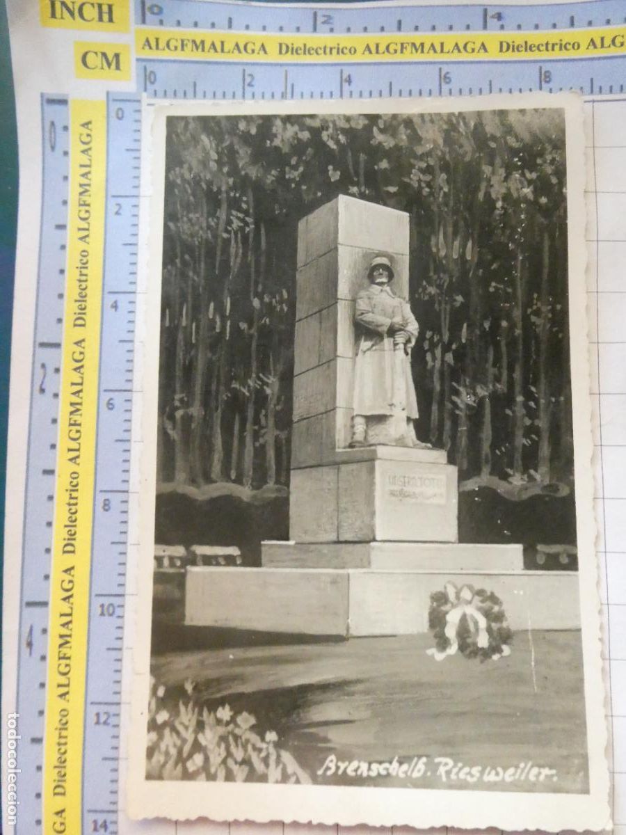 Cartoline: POSTAL DE ALEMANIA. A&Ntilde;O 1937 BRENSCHELB RIESWEILER MONUMENTO A CAIDOS PRIMERA GUERRA MUNDIAL. 1247