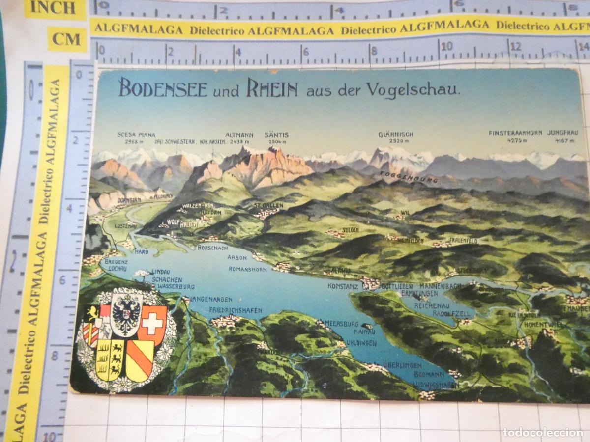 Postkarten: ANTIGUA POSTAL DE ALEMANIA. LAGO CONSTANZA BODENSEE UND RHEIN . 1259