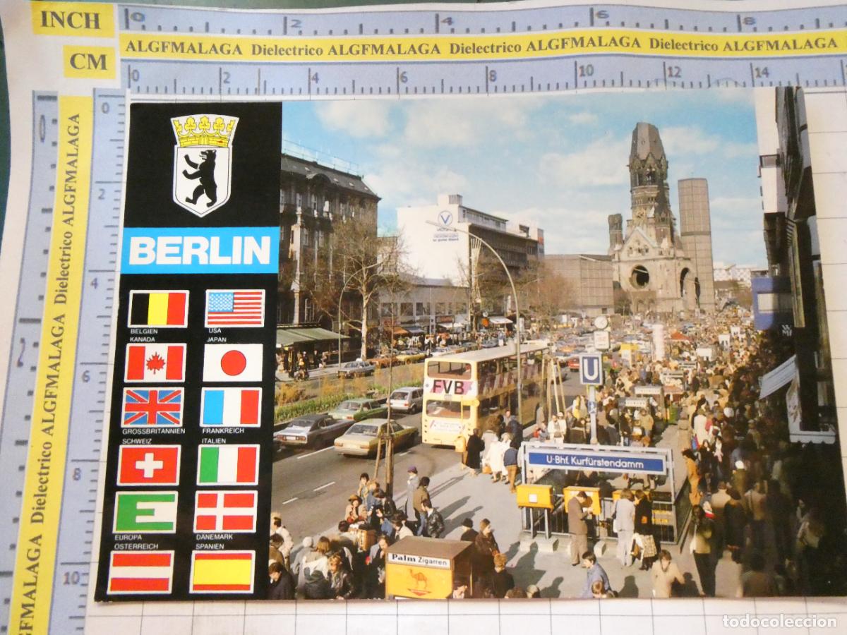 Cartoline: POSTAL DE ALEMANIA. BERLIN UBAHN METRO KURF&Uuml;RSTENDAMM. 1265