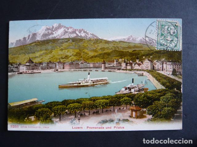 Postales: LUZERN SUIZA LUCERNA POSTAL - Foto 1