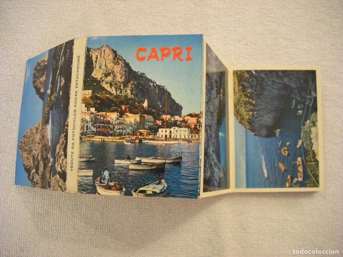 Postales: CAPRI, BLOCK CON 18 MINI POSTALES - Foto 1