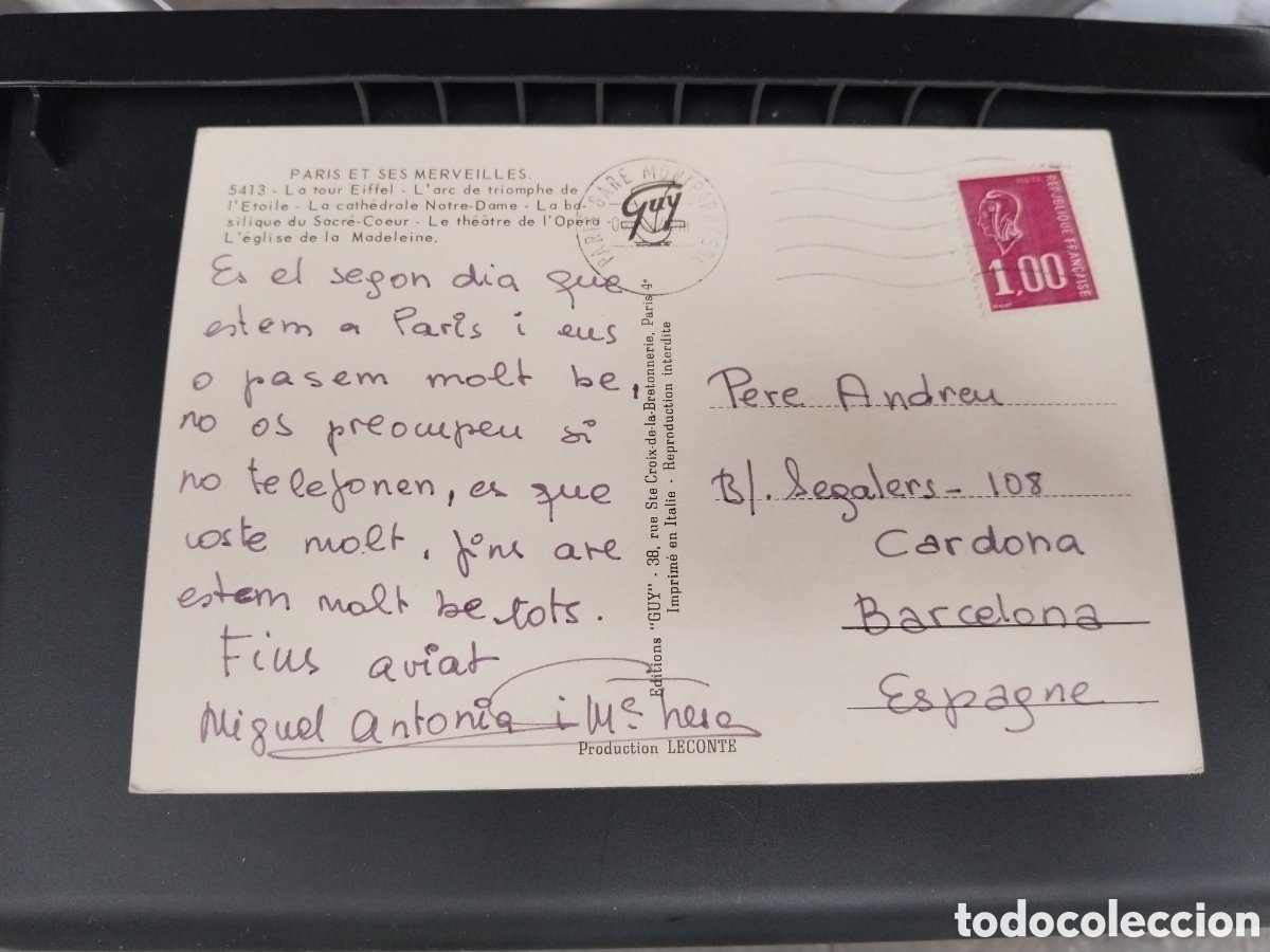 Postales: Postal de Paris y sus Maravillas - Foto 2