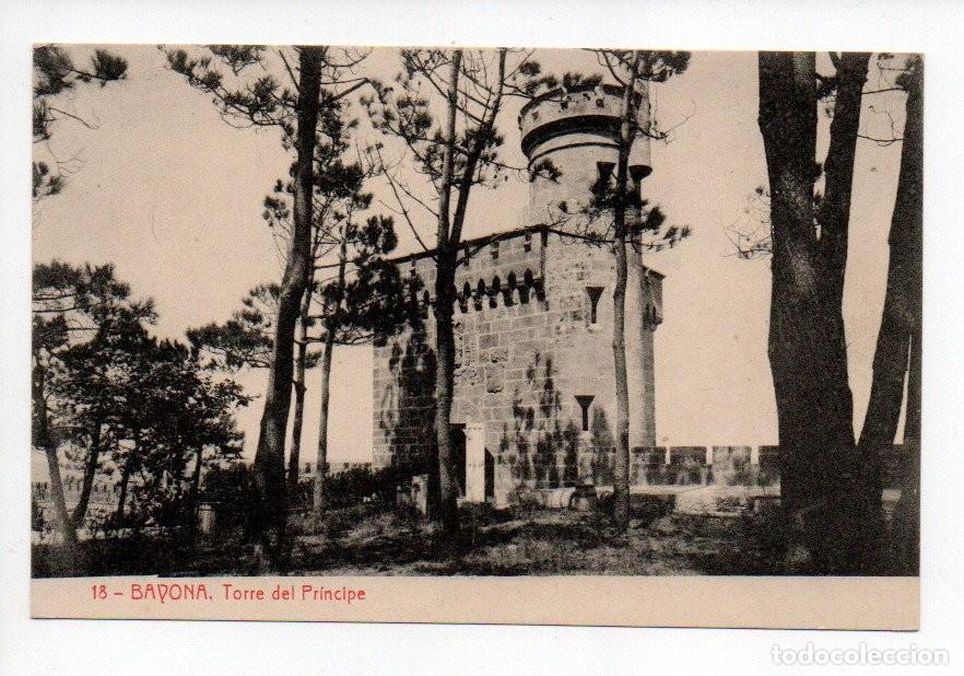 Postkarten: POSTAL, 18 - BAYONA. TORRE DEL PRINCIPE. FOTOTIPIA THOMAS 11692. S. OLAGUIBEL. SIN CIRCULAR.