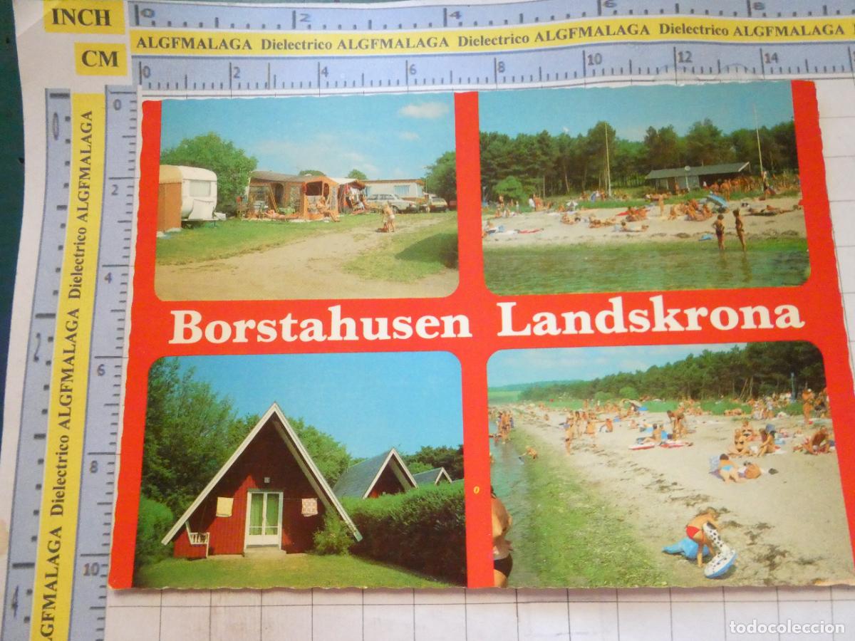 Postcards: POSTAL DE SUECIA. LANDSKRONA BORSYAHUSENS BAD OCH CAMPING. 1393