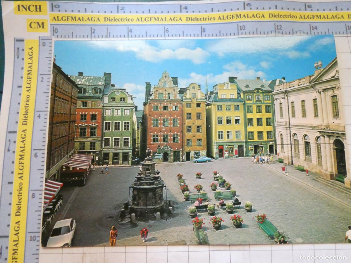 Cartoline: POSTAL DE SUECIA. ESTOCOLMO STOCKHOLM. GAMIA STAN STORTORGET. 1398