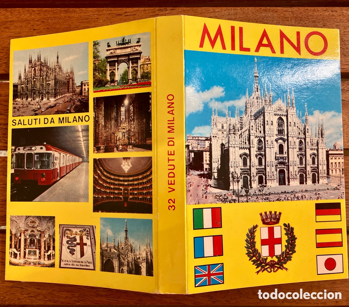 Postales: 18 postales de Mil&aacute;n con mapa - Foto 2