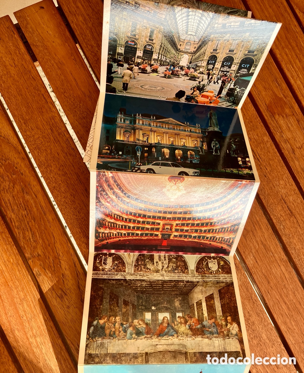 Postales: 18 postales de Mil&aacute;n con mapa - Foto 5