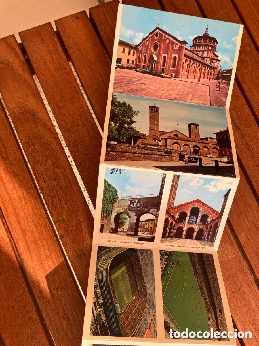 Postales: 18 postales de Mil&aacute;n con mapa - Foto 6