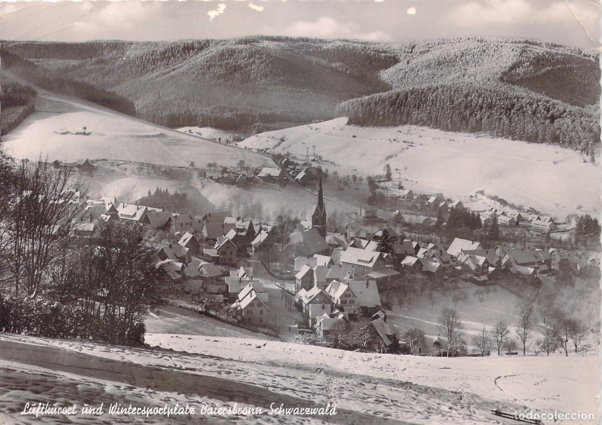 Cartoline: Postal Baiersbronn Selva Negra Alemania Paisaje Nevado Invierno Deportes