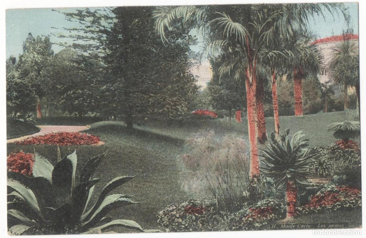 Postcards: Postal principios del XX- sin circular- Montecarlo-Los Jardines-