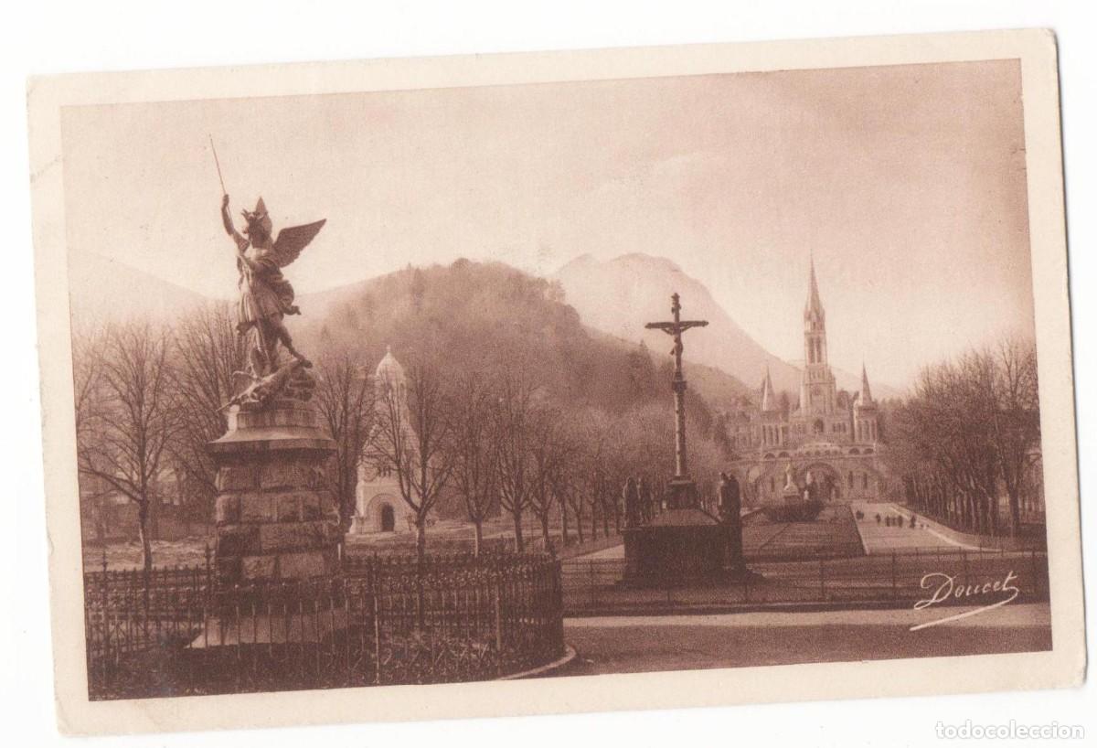 Cartoline: Postal principios del XX- circulada-Lourdes-