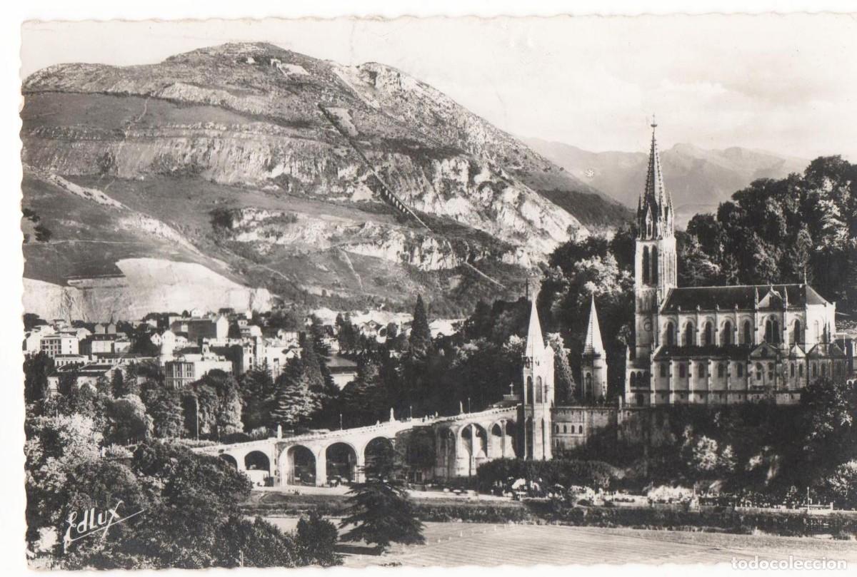 Postcards: Postal circulada-Lourdes-