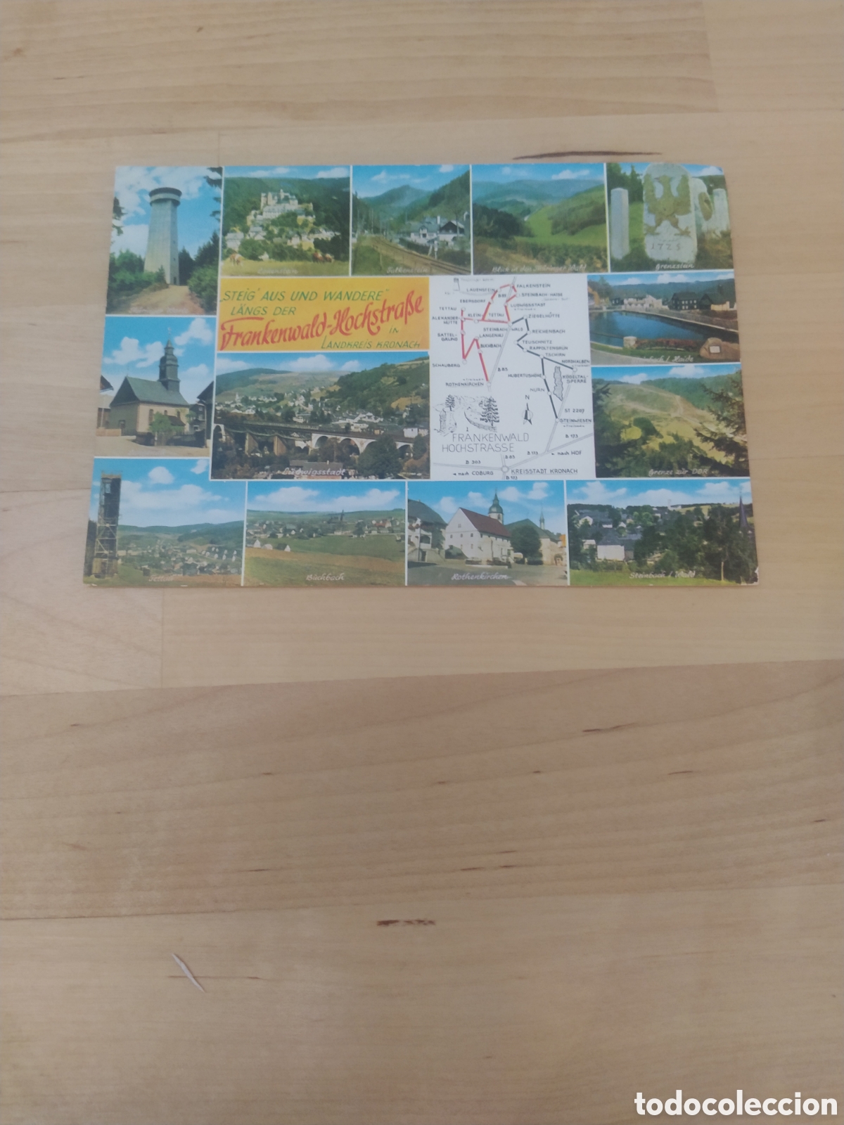 Postales: POSTAL FRANKENWALD-HOCHSTRASSE, NORTE DE BAVIERA, ALEMANIA