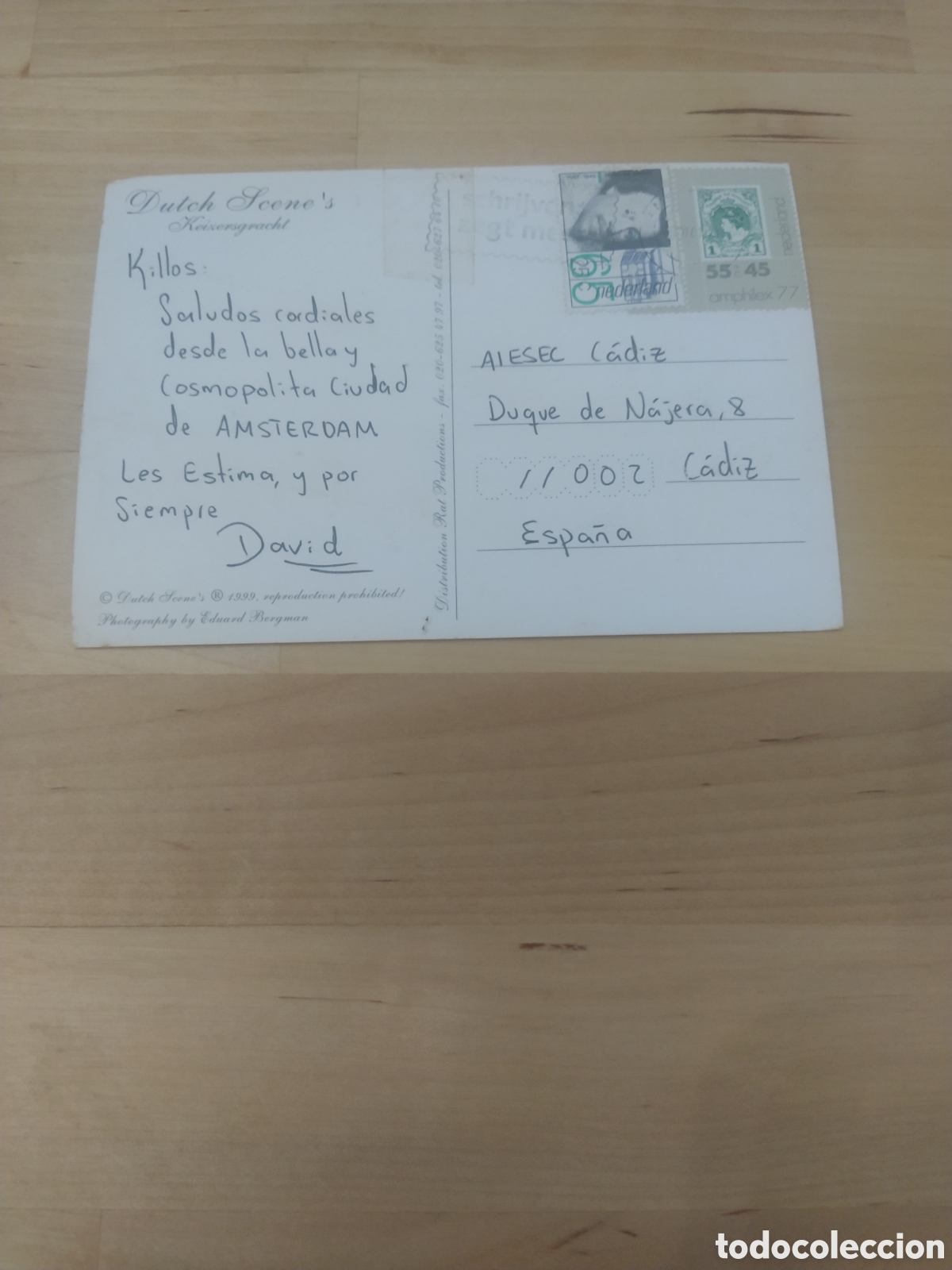 Postales: POSTAL &Aacute;MSTERDAM, HOLANDA - Foto 2