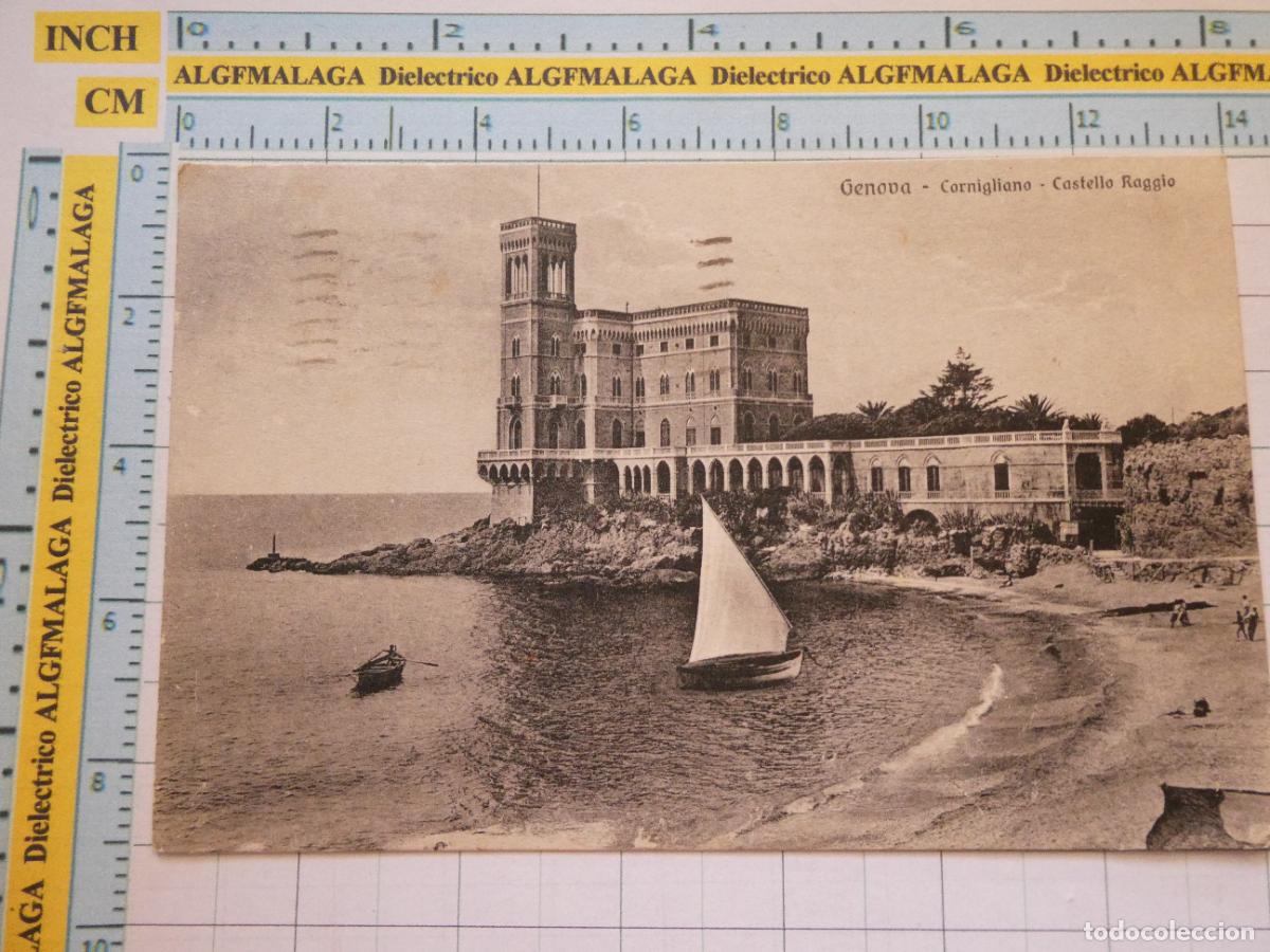 Postais: ANTIGUA POSTAL DE ITALIA. GENOVA CORNIGLIANO CASTELLO RAGGIO. 914